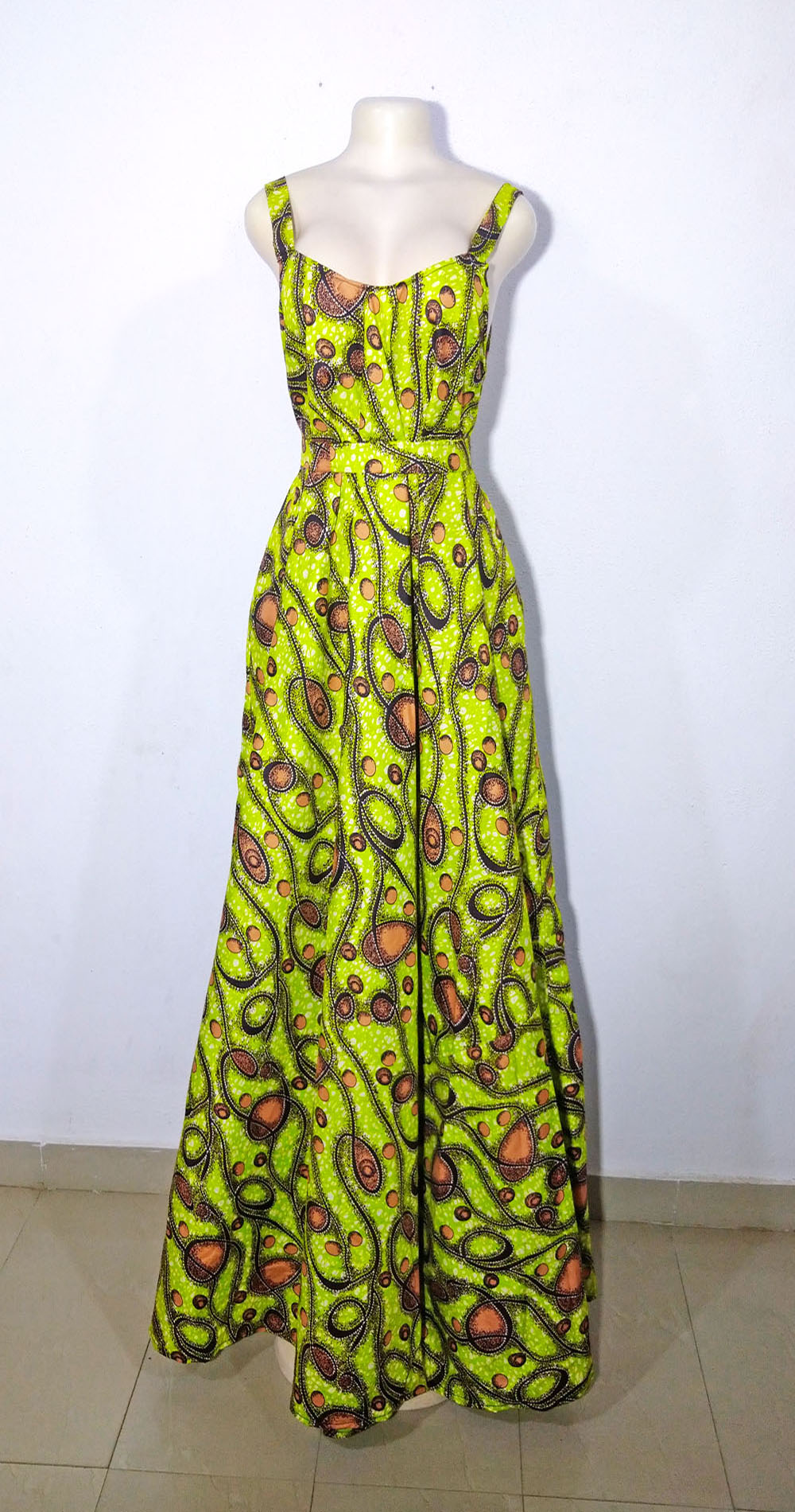 Flare Ankara Long Gown – WEARITWELLFASHION
